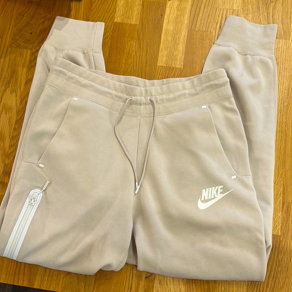 Nike Pants - Nike Beige Track Pants